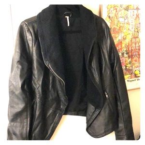 Free People Leather Jacket